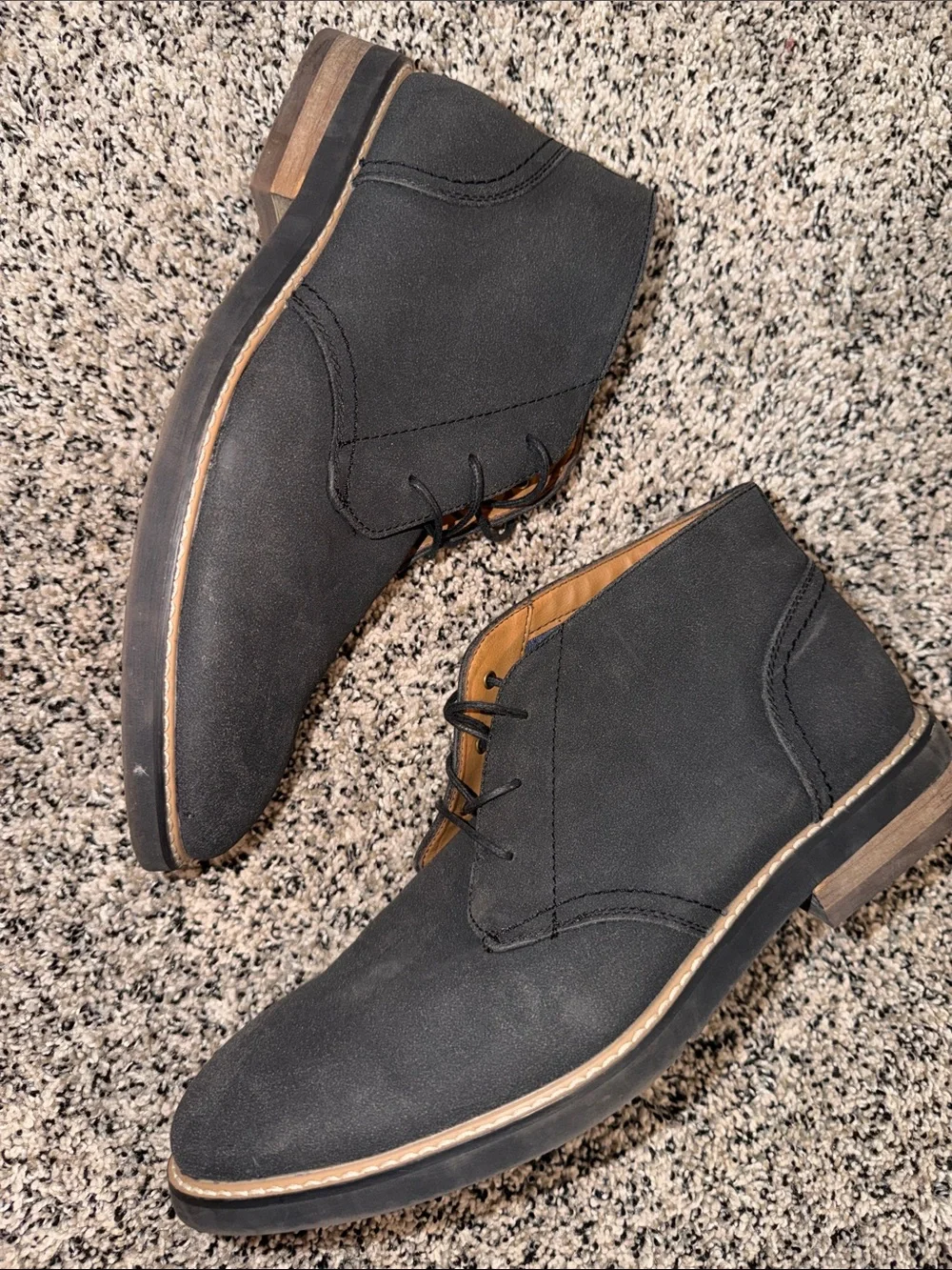 Rye Black Suede Chukka Boots Men's Size 8